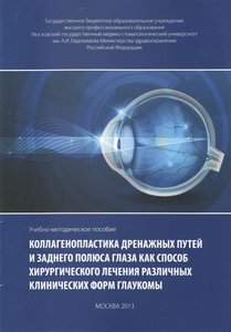 Коллагенопластика дренажных путей и заднего полюса глаза как способ хирургического лечения различных