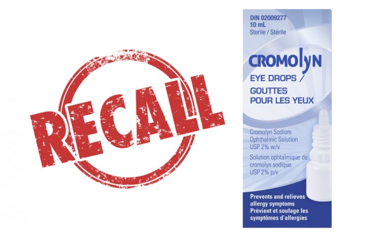 Отзыв капель кромоглициевой кислоты компанией Health Canada: риск микробной контаминации