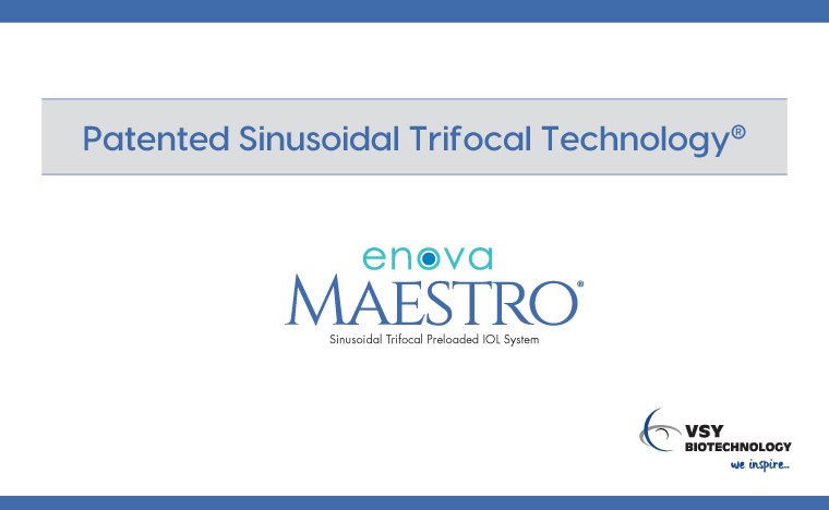 VSY Biotechnology представила инновационную интраокулярную линзу Enova Maestro