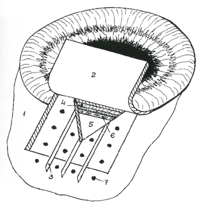 Схема выполнения двухкомпонентной НГСЭ (на завершающем этапе)